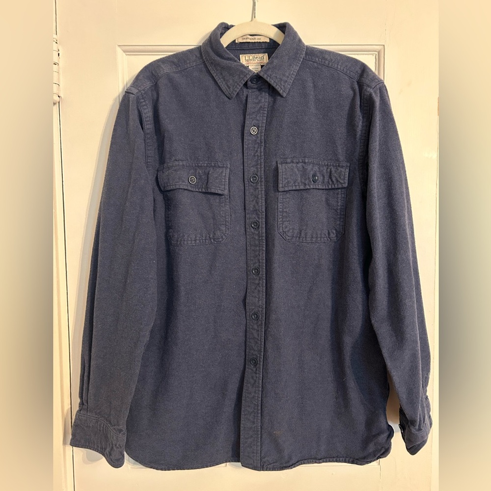 L.L. Bean Chambray Blue Shirt